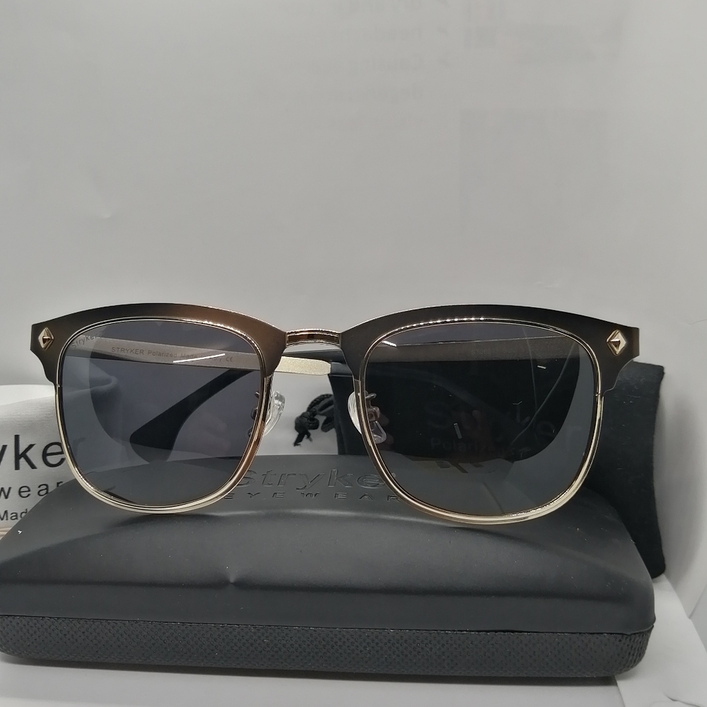New Stryker Polarized Sunglass ST06217 Gold Brown - Picture 2 of 10